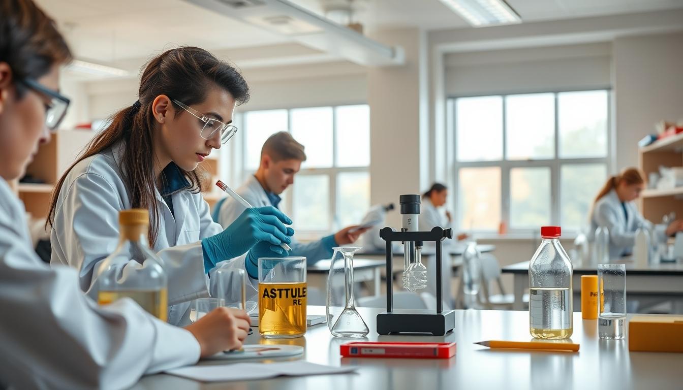 Modern university campus for students